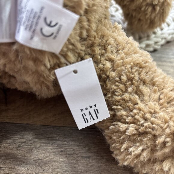 Baby GAP Brannan Teddy Bear Plush Lovey 10" NEW w TAG - Picture 6 of 6